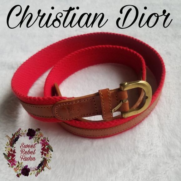 dior red belt